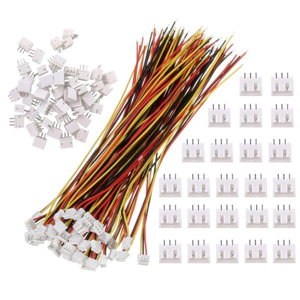 JST-ZH 1.5mm silicone wire 10cm 3pin 10385 фото