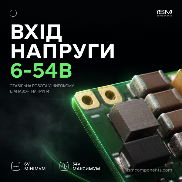BEC 6&ndash;55V 5A Перетворювач живлення DC-DC ISM AMELIA B5A12S 0000029391 фото